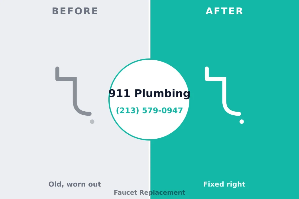 Before and after: plumbing company Fairview, UT
